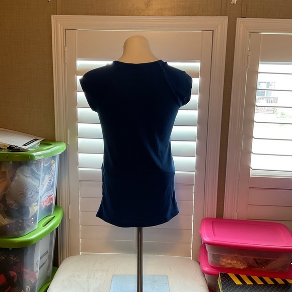 Motherhood Deep Blue Short Sleeve Top - Picture 5 of 10